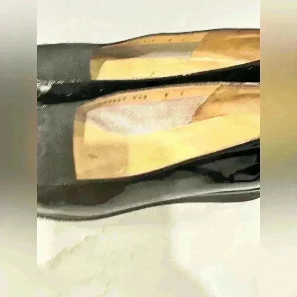 🔥🔥Salvatore Ferragamo Women Gancini Genuine Leather Mesh Loafers Shoes 8 - Picture 4 of 9